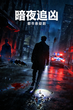 都市悬疑剧暗夜追凶高清海报